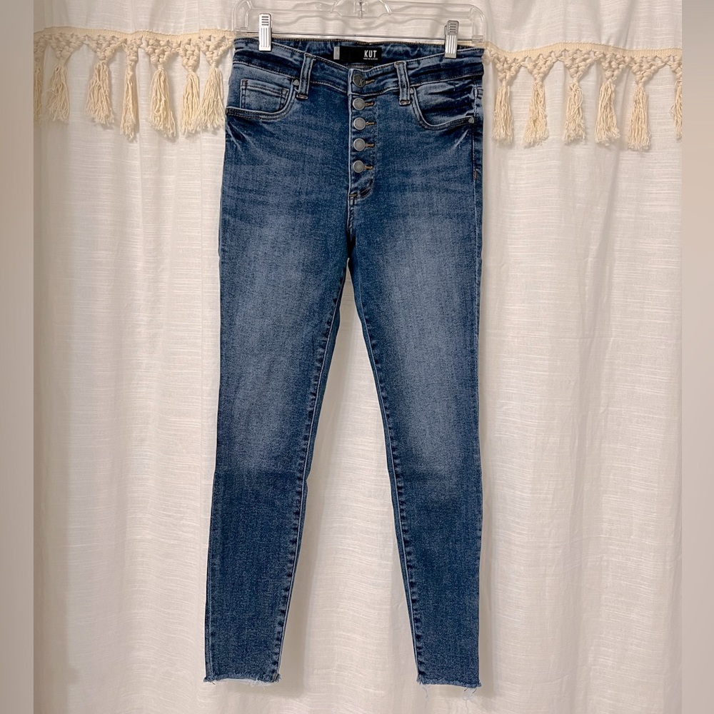 Kut From The Kloth Connie High Rise Ankle Skinny size 4